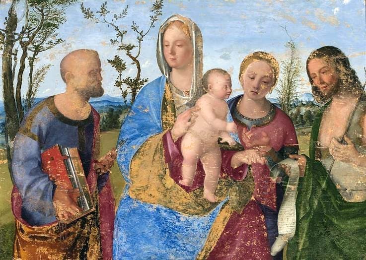 Картина художника Биссоло, Франческо